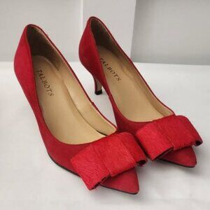 Talbots Erica Bow Suede Kitten Heel